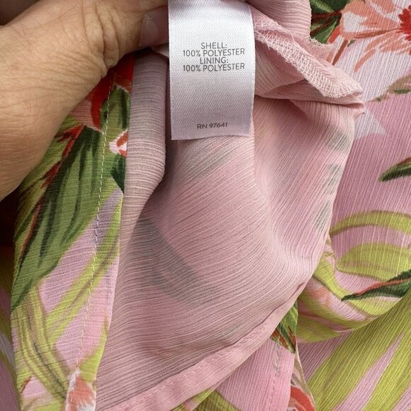 J. Jill Women's  3/4 Sleeve Seashell Paradise Found‎ Tunic Blouse SZ LP - Picture 10 of 11